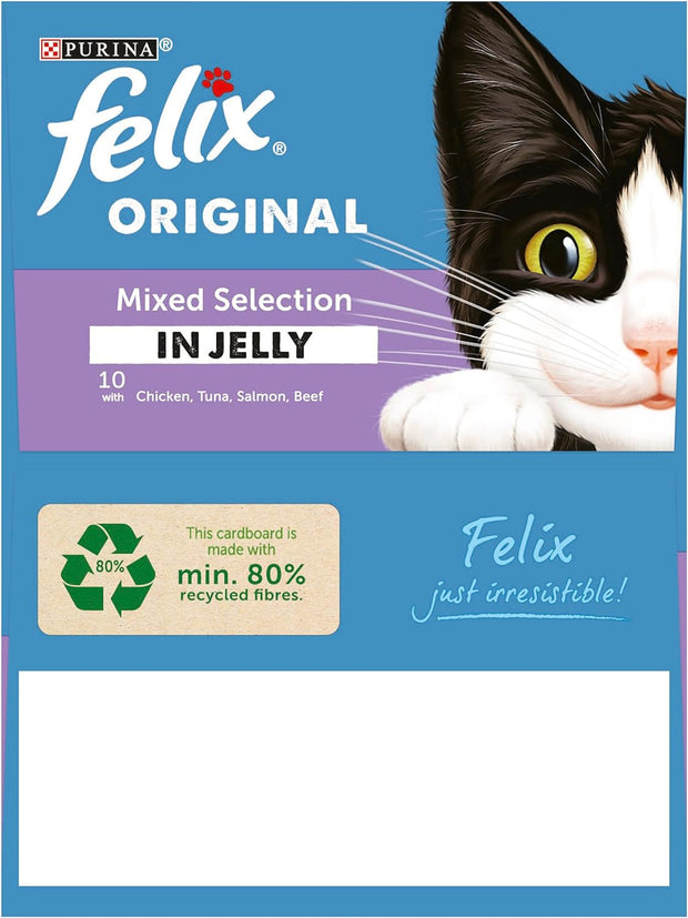 Felix Mixed Selection in Jelly Cat Food 40x100g