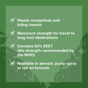 Maximum Insect Repellent 90Ml - Maximum Strength Repellent Spray for Mosquitoes, Biting Insects and Ticks - up to 9 Hours Protection for Any Destination Incl. Tropics - with DEET
