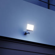 LED Spotlight XLED Home 2 S White, Adjustable Floodlight, Exterior Light, 13.7 W, 180° Motion Sensor Spotlight for Garden, Patio Garage or Warehouse , 19.4 X 18 X 16.1 Cm