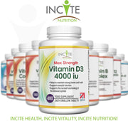 Vitamin D 4000Iu - 400 Premium Vitamin D3 Easy-Swallow Micro Tablets - One a Day High Strength Cholecalciferol VIT D3 - Vegetarian Supplement - Made in the UK by