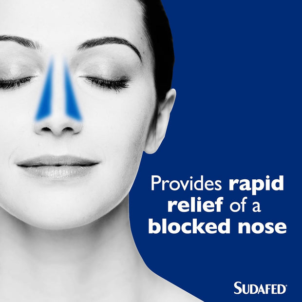 Blocked Nose Spray, Relief from Congestion Caused by Head Cold and Allergies, Sinusitis, Helps Clear the Nasal Passage, Lasts up to 10 Hours and Gets to Work in 2 Minutes, 15 Ml