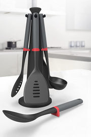 Duo 5 Piece Utensil Set and Stand