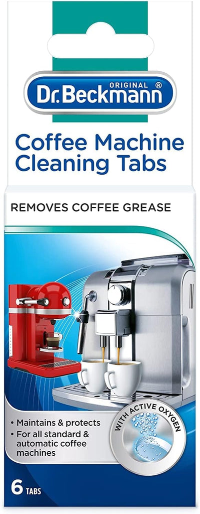Coffee Machine Cleaning Tabs | with Active Oxygen Formula | 6 Tabs