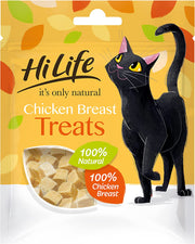 ,Chicken Treats It'S Only Natural Cat Treats - 100% Chicken Breast, 100% Natural Grain Free, 12 Bags X 10G
