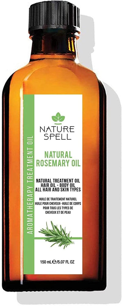 Rosemary Oil for Hair & Skin 150 Ml – Rosemary Oil for Hair Growth – Treat Dry Damaged Hair to Target Hair Loss – Made in the UK