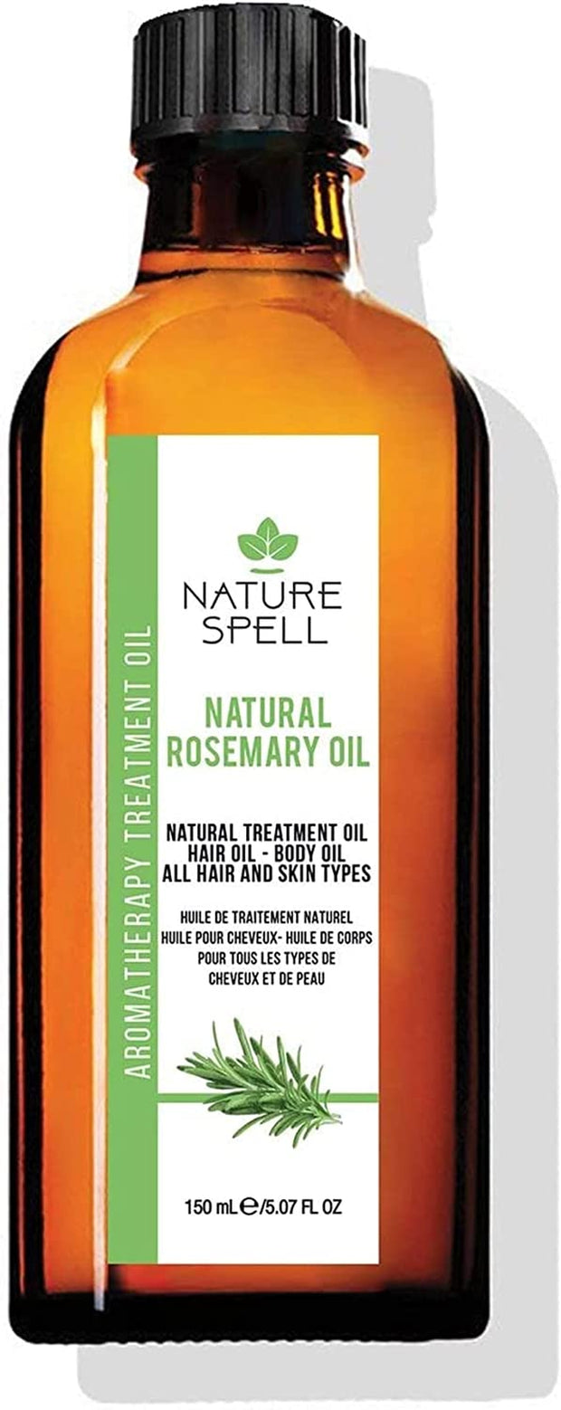Rosemary Oil for Hair & Skin 150 Ml – Rosemary Oil for Hair Growth – Treat Dry Damaged Hair to Target Hair Loss – Made in the UK