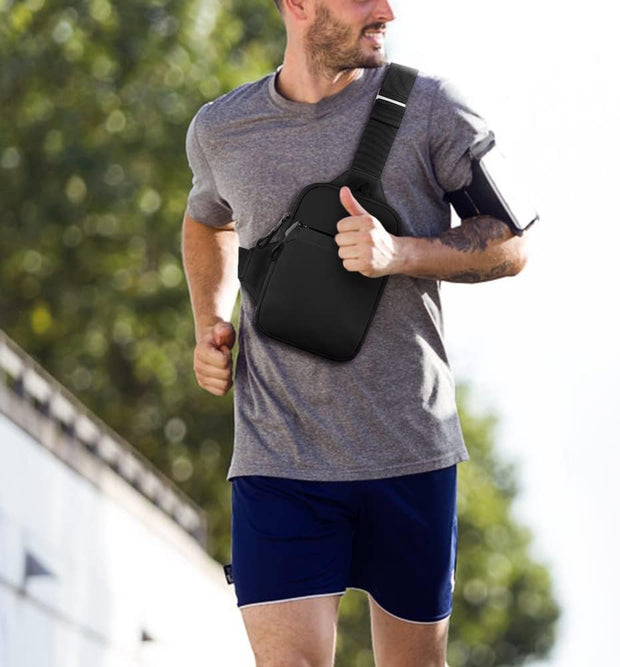 Shoulder Backpack,Sling Chest Crossbody Bag Waterproof for Men & Women Hiking Travel Outdoor Sports