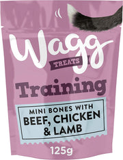 Beef, Chicken & Lamb Training Dog Treats 125G, Pack of 7