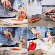 Chef Knife – Sharp Kitchen Knife – Premium Stainless Steel Knife – Chopping Knife – Cooking Knife with Ergonomic Handle – 8 Inch Chefs Knife Blade
