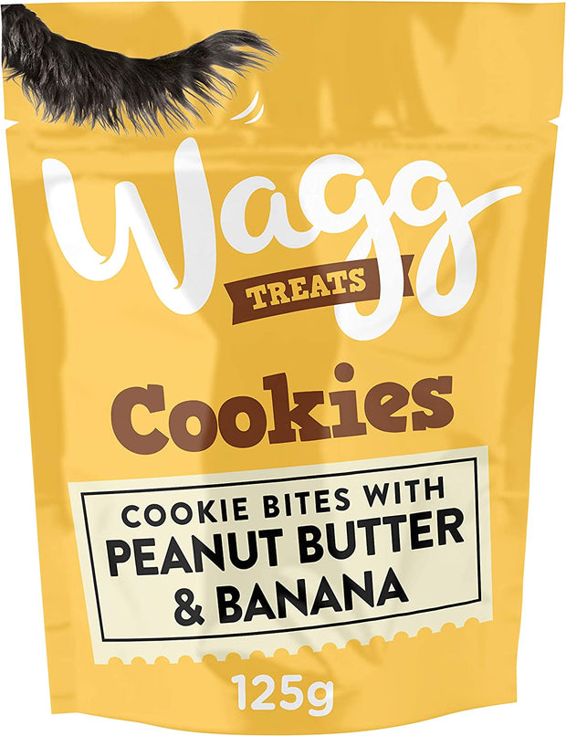 Peanut Butter Banana Cookie Dog Treats 125G, Pack of 7