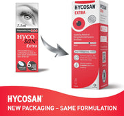 Hycosan Extra - Preservative Free Eye Drops - Sodium Hyaluronate 0.2% - for Treatment of Dry Eyes -7.5Ml