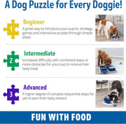 Intelligence Toy Dog Activity "Dog Activity Strategy Game Flip Board, Ø 23 Cm” - 32026