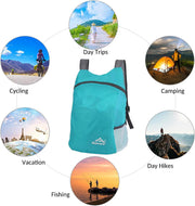 Ultra Lightweight Foldable Backpack,Small Hiking Rucksack,Durable Lightweight Packable Backpack for Men Women,For Outdoor Sport Travelling Walking Hiking Camping Biking