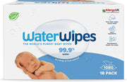 Plastic-Free Original Baby Wipes, 720 Count (12 Packs), 99.9% Water Based Wipes, Unscented for Sensitive Skin