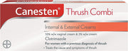 Thrush Combi Internal & External Creams for Thrush Treatment | Clotrimazole | Two-Step Complete Relief Thrush Treatment,2 Count (Pack of 1)