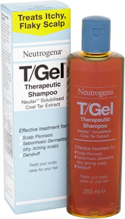 T/Gel Therapeutic Shampoo Treatment Itchy Scalp and Dandruff, Fresh Rain,250 Ml