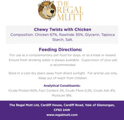 - Chewy Twists with Chicken - 1Kg Bag
