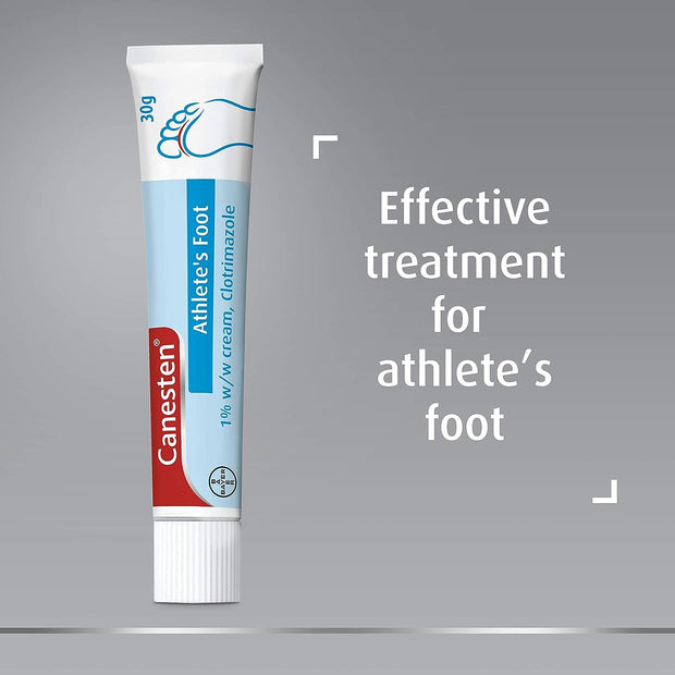 Athlete’S Foot 1% W/W Cream | Effective Athlete’S Foot Treatment | Soothes Itching | Destroys Athlete’S Foot Fungi | Antifungal Cream | Big Pack |30 G (Pack of 1)