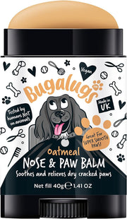 Dog Nose Balm, Natural Lick Safe Paw Balm for Dogs Contains Colloidal Oatmeal, Dog Paw Cream Vegan Formula Nose Balm for Dogs Reduces Skin Irritation and Redness. (40G Stick)