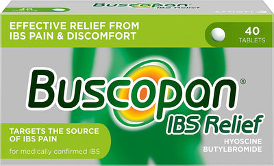 IBS Relief - Targets the Source of IBS Pain and Cramps- Starts to Work in 15 Minutes - 40 Tablets- - Relief from IBS Pain & Discomfort, 40 Count (Pack of 1)