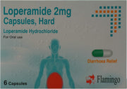 30 Diarrhoea Relief 2Mg Capsules Loperamide Hydrochloride Tablets (5X6)
