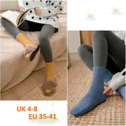5 Pairs Thermal Womens Socks, Ladies Socks for Casual Daily, Comfortable Breathable Women'S Cotton Socks, UK Size 4~8