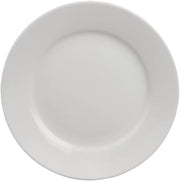 Athena Wide Rimmed Plates 228 Mm/9 Inch (Pack of 12), White Porcelain, Dinner Plate Set, Restaurant Tableware, Dinnerware - Microwave, Oven & Dishwasher Safe, CC208