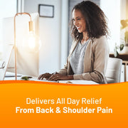 Back and Shoulder Pain Heat Patche | 7 Patches | Targeted Pain Relief | Pain Relief up to 24H | Penetrating Heat Action