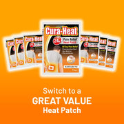 Back and Shoulder Pain Heat Patche | 7 Patches | Targeted Pain Relief | Pain Relief up to 24H | Penetrating Heat Action